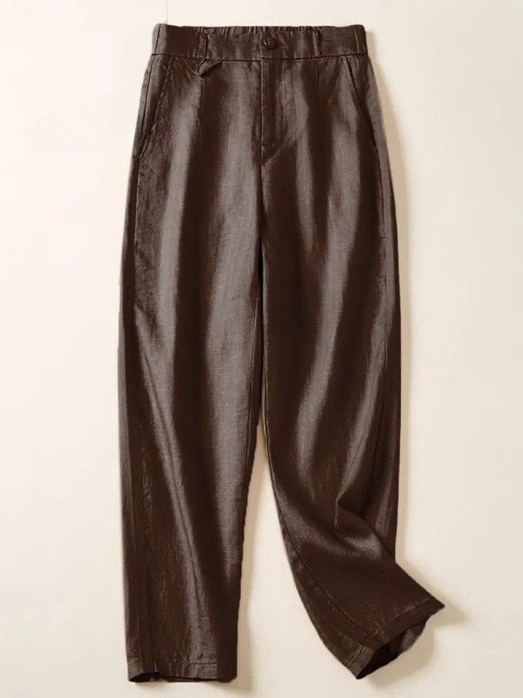 Women's Jacquard PatternTencel Casual Pants