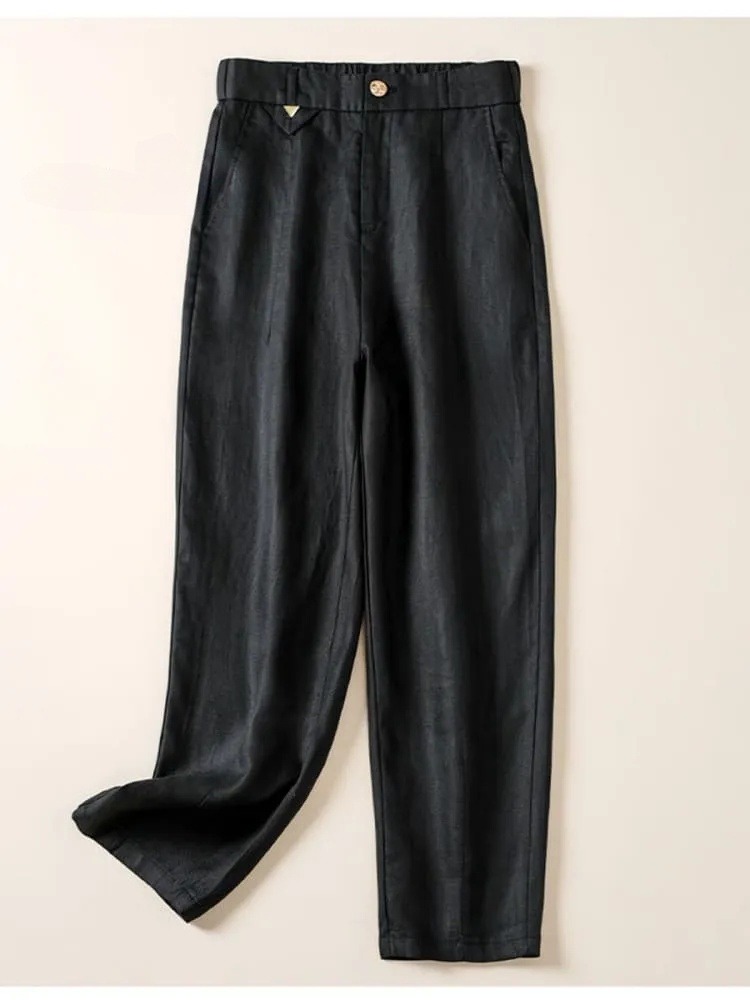 Women's Jacquard PatternTencel Casual Pants