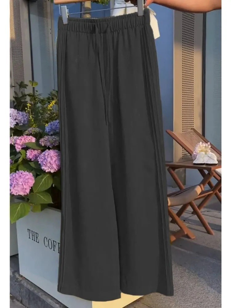 Women's Tencel  Wide-leg Casual Pants