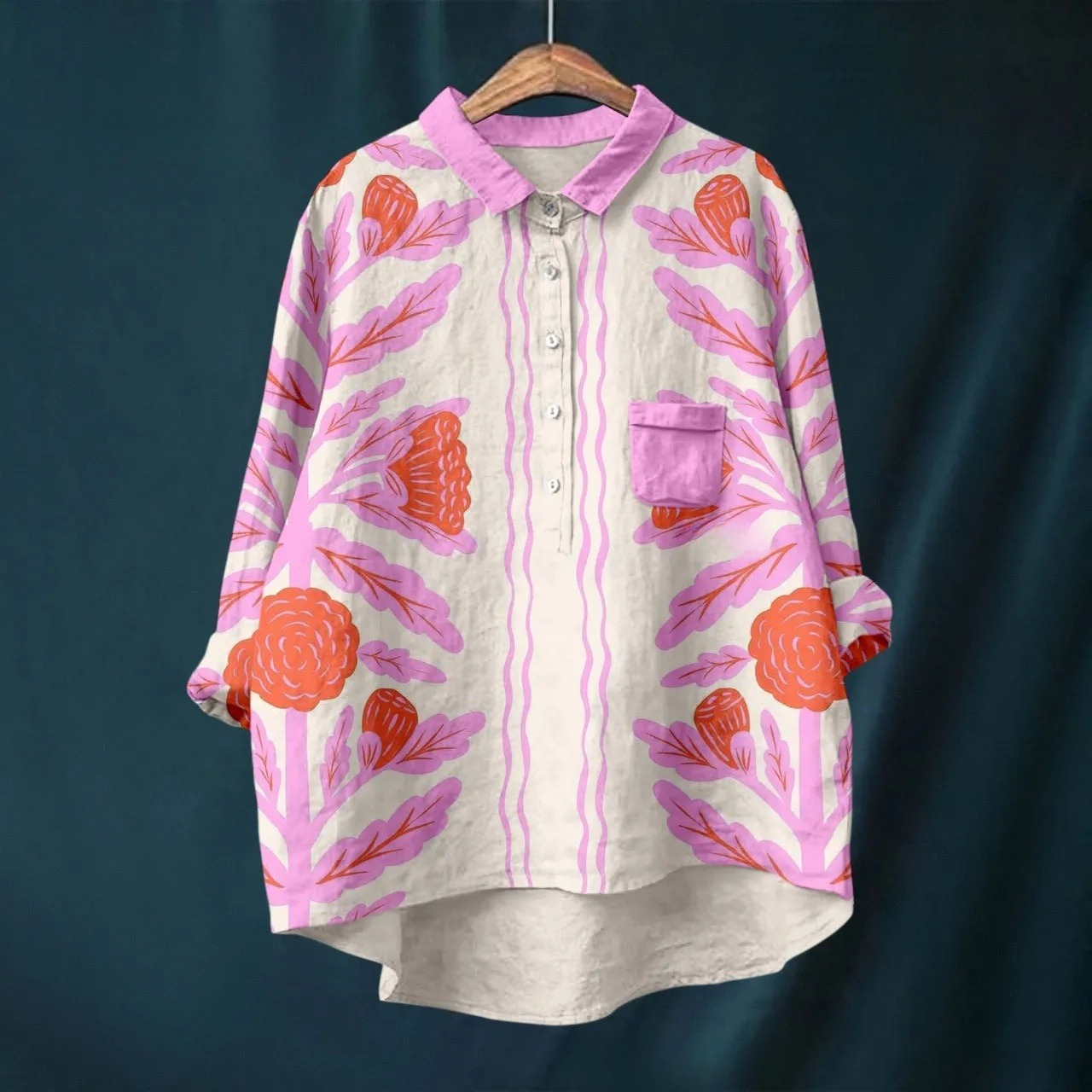 Stylish Print Resort Style Two-Piece Set