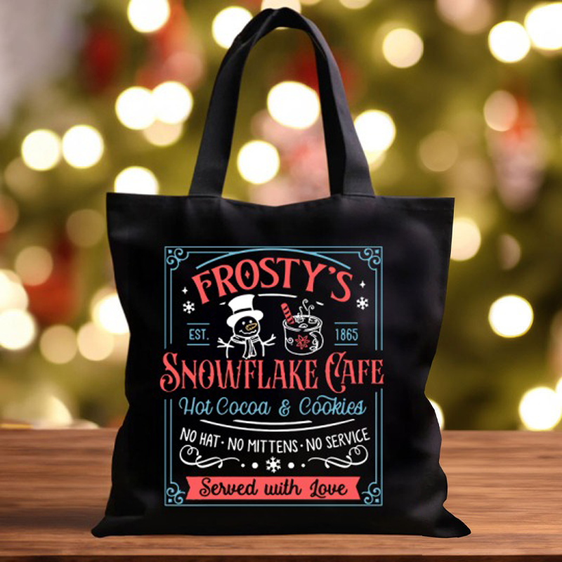 Frosty's Snowflake Cafe Teacher Tote Bag