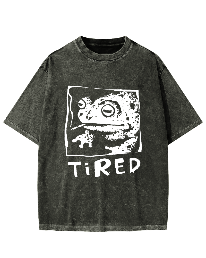 Tired Frog Vintage Washed T-shirt