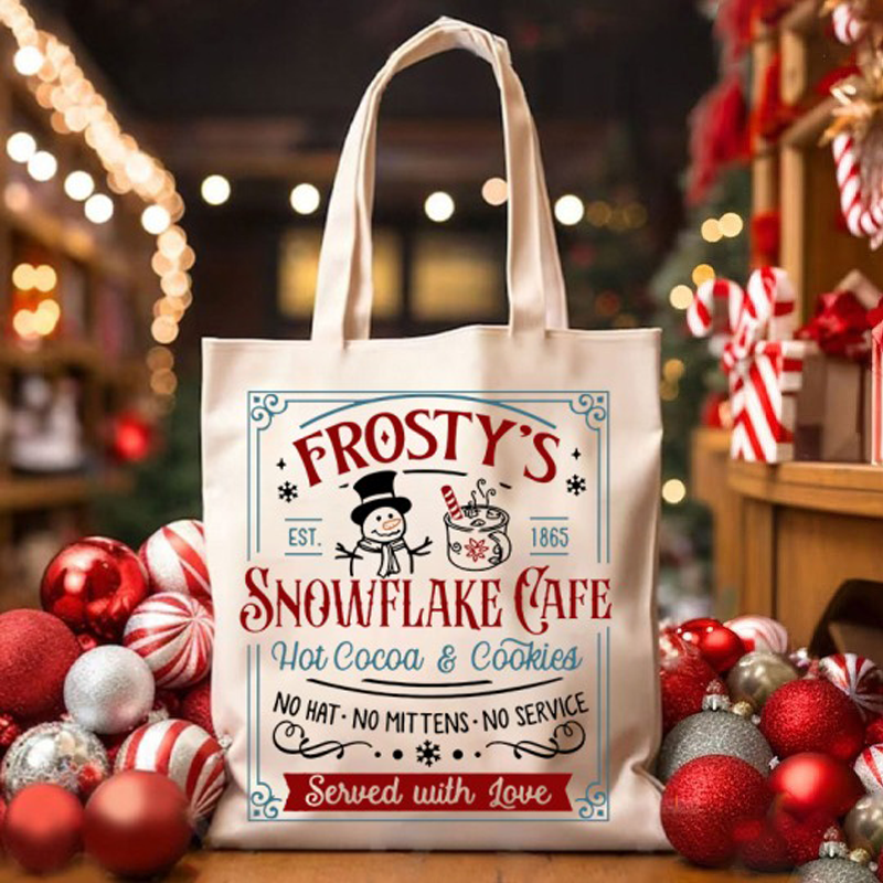 Frosty's Snowflake Cafe Teacher Tote Bag