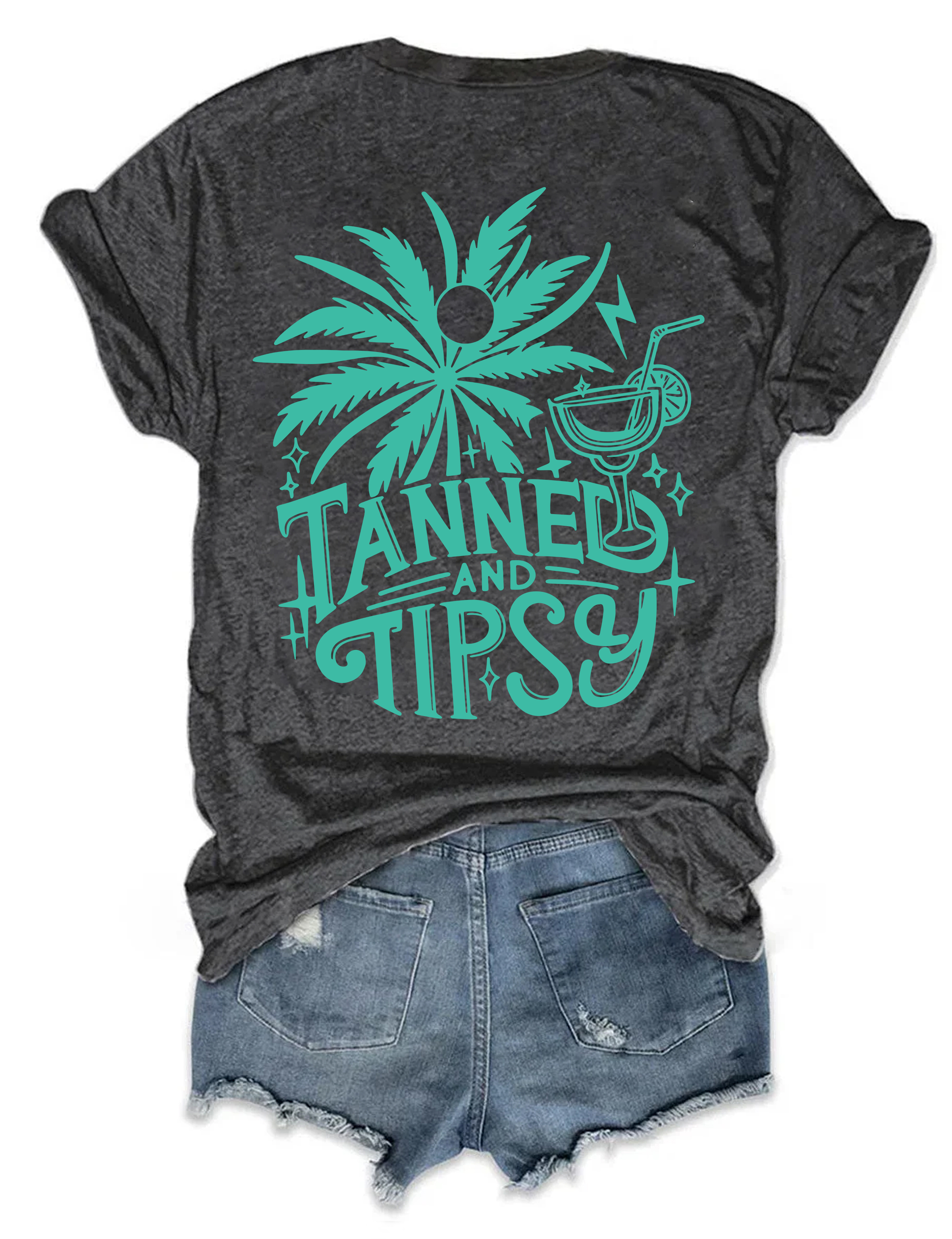 Tanned And Tipsy Beach Summer T-shirt