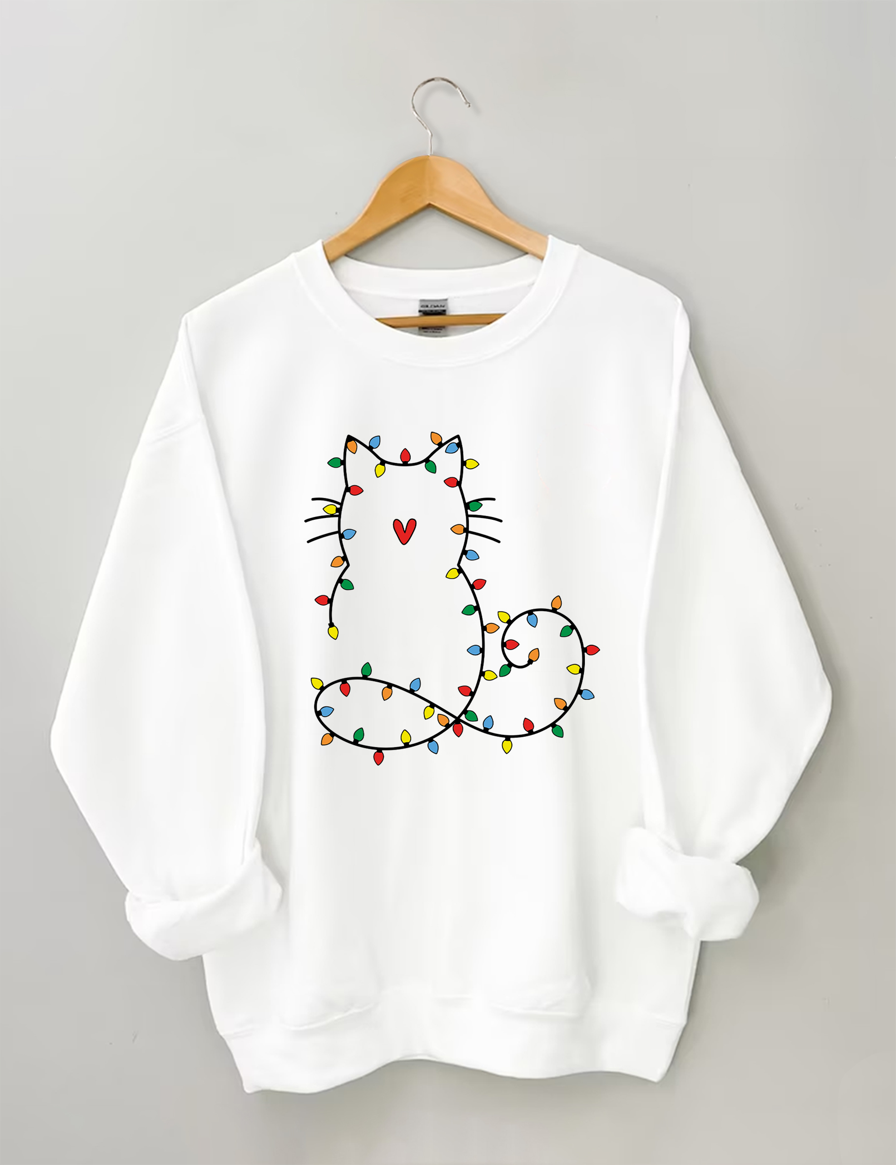Cute Cat Christmas Sweatshirt