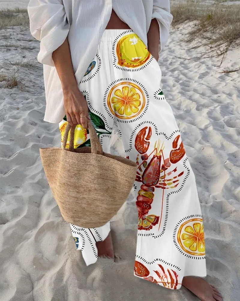 Beach Resort Printed Mini Dress