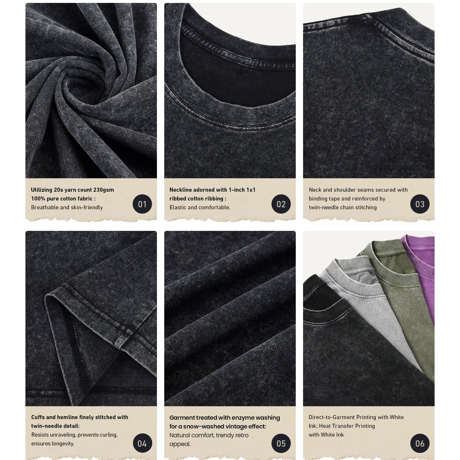 Woodblock Print Grumpy Frog Washed T-Shirt