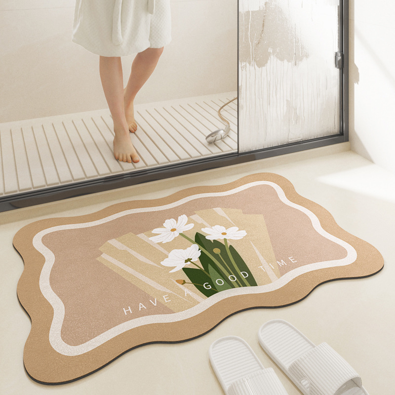 Pastoral Water-absorbent Bath Mat