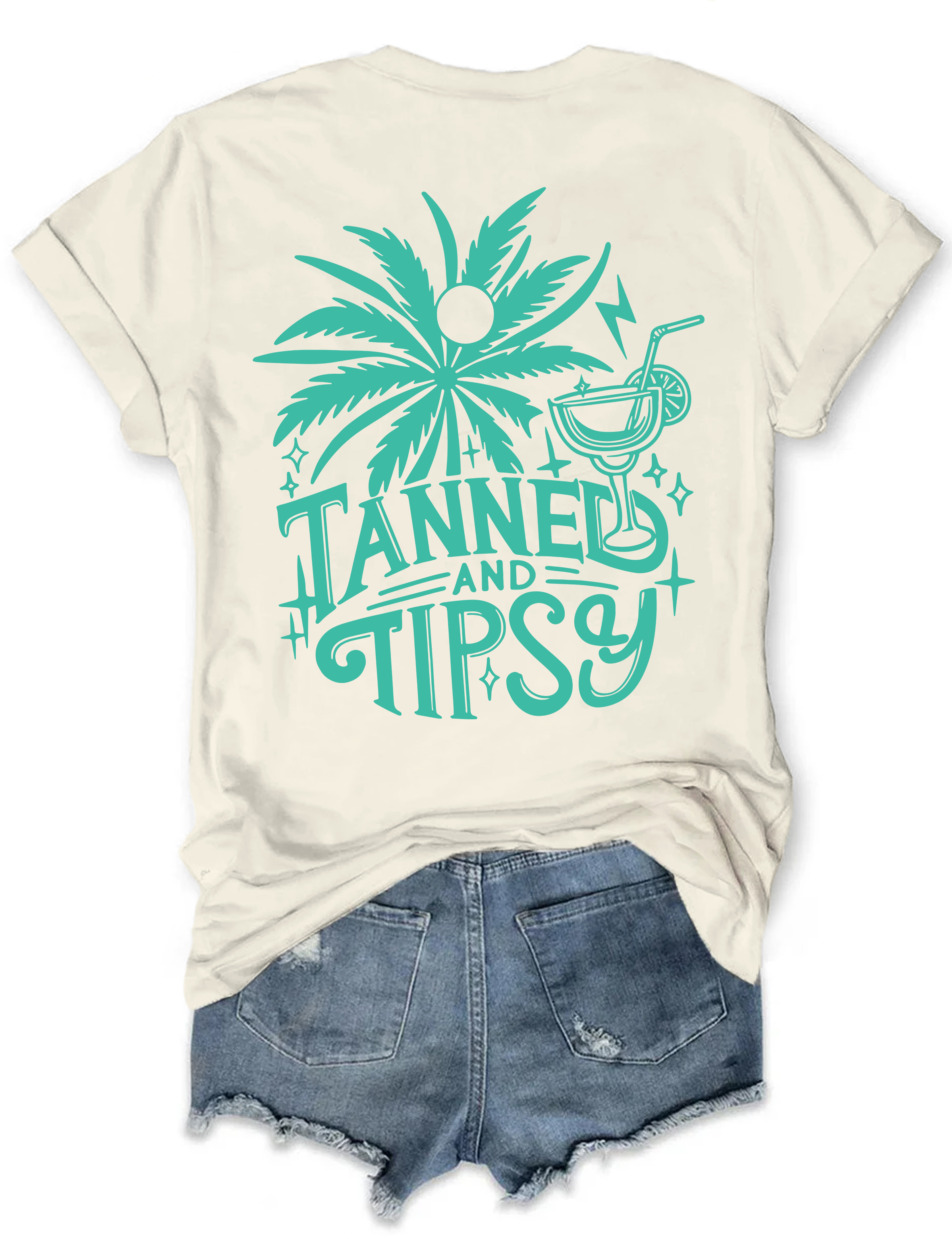 Tanned And Tipsy Beach Summer T-shirt