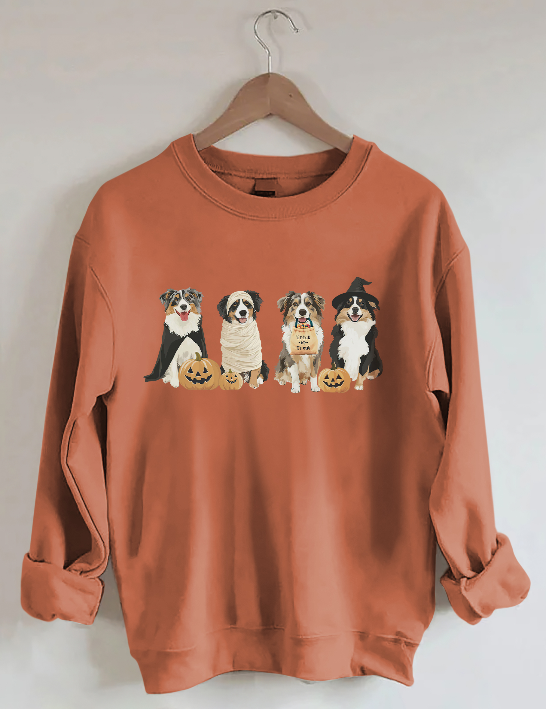 Australian Shepherd Halloween Sweatshirt