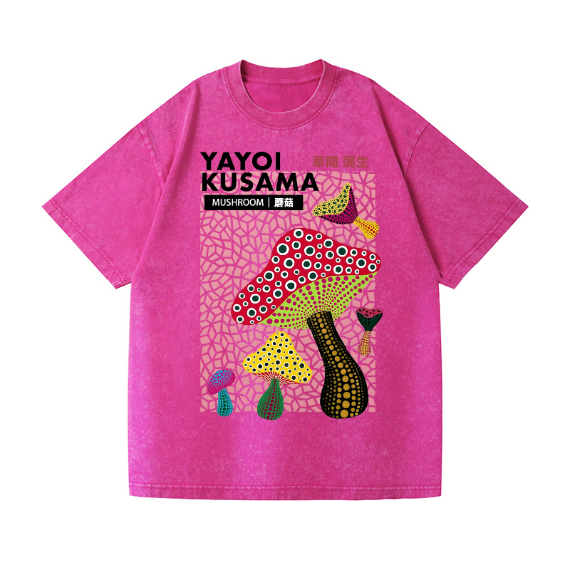 Yayoi Kusama Vintage Wash Japanese Design T-Shirt