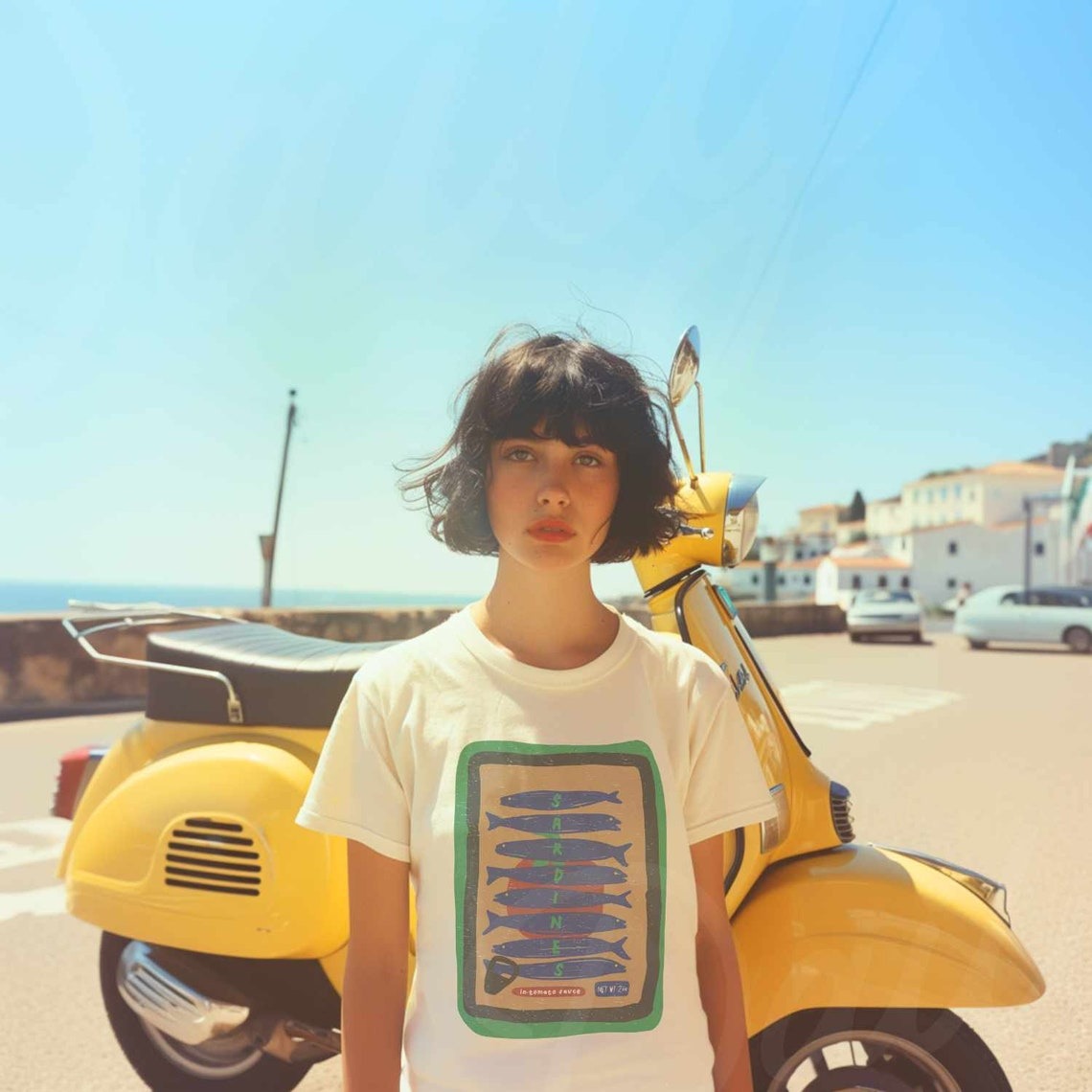 Unisex Retro Sardines Shirt