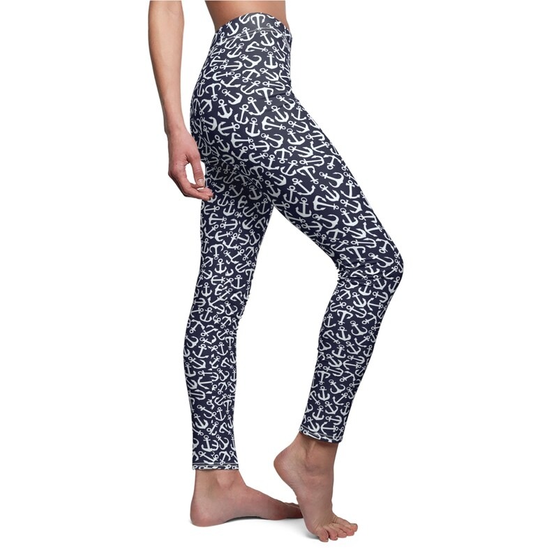Anchor Print Leggings