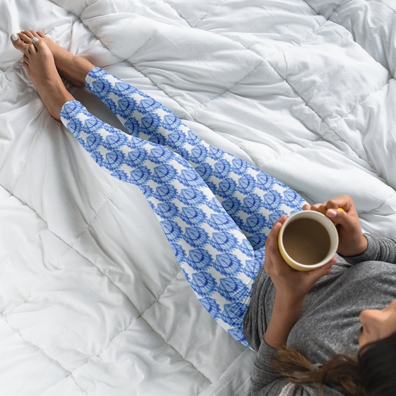 Seashell Print Leggings