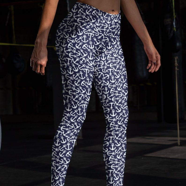 Anchor Print Leggings