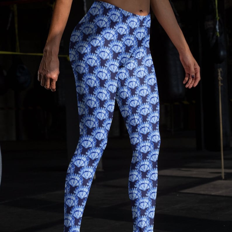 Seashell Print Leggings