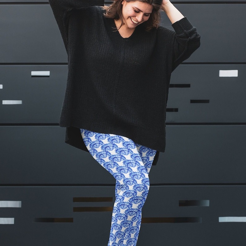 Seashell Print Leggings