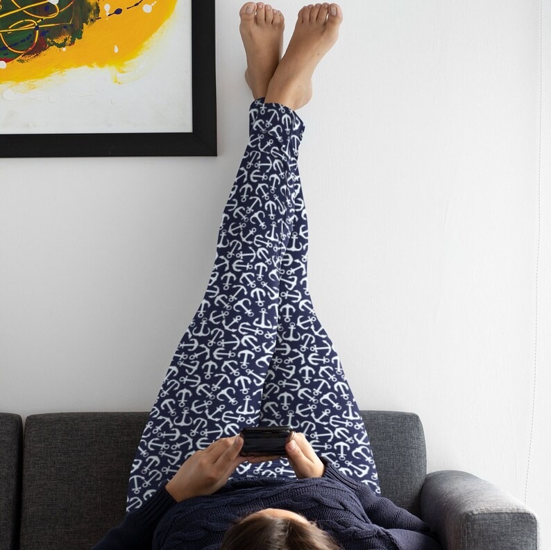 Anchor Print Leggings