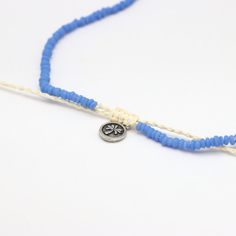 Starfish Beach Charm Necklace –surf & boho-style beaded ocean choker, a perfect gift for her