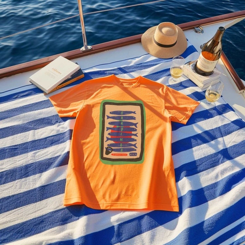 Unisex Retro Sardines Shirt