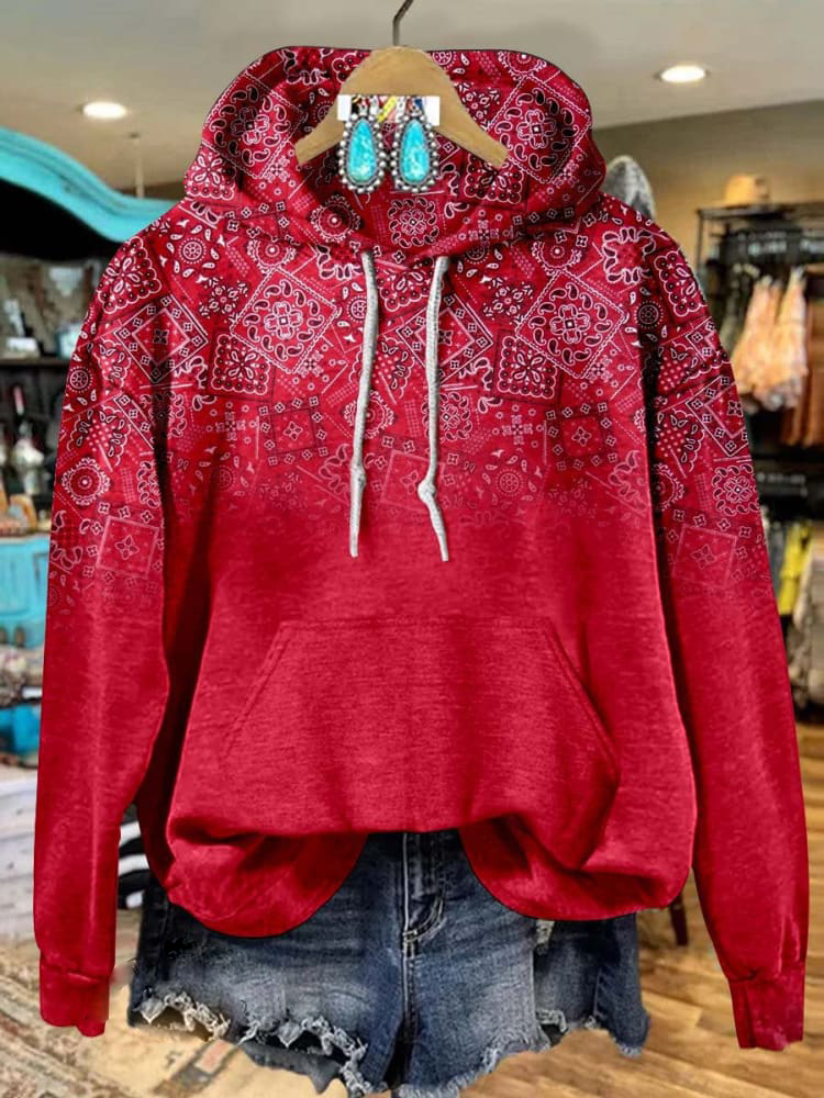🔥Global best-selling🔥Paisley Casual Hoodie Sweatshirt