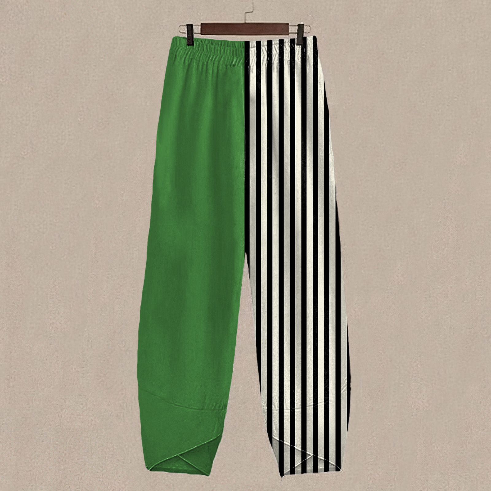 Women's Abstract Geometric Art Print   Casual Pants