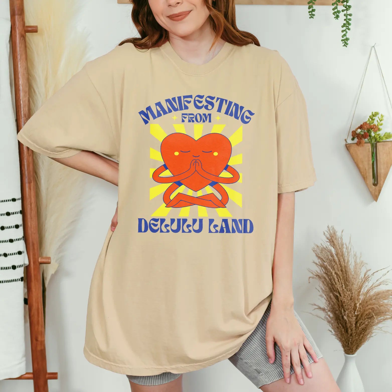 Manifesting From Delulu Land Unisex Tee