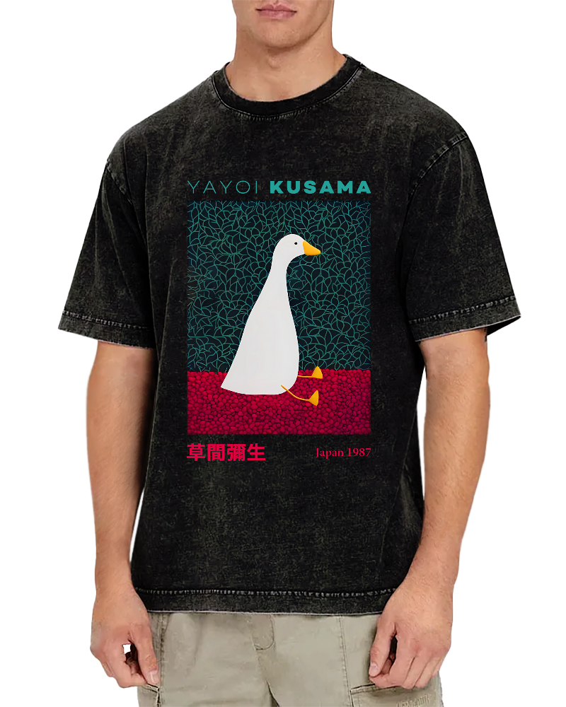 Yayoi Kusama Animal Art Vintage Washed T-shirt
