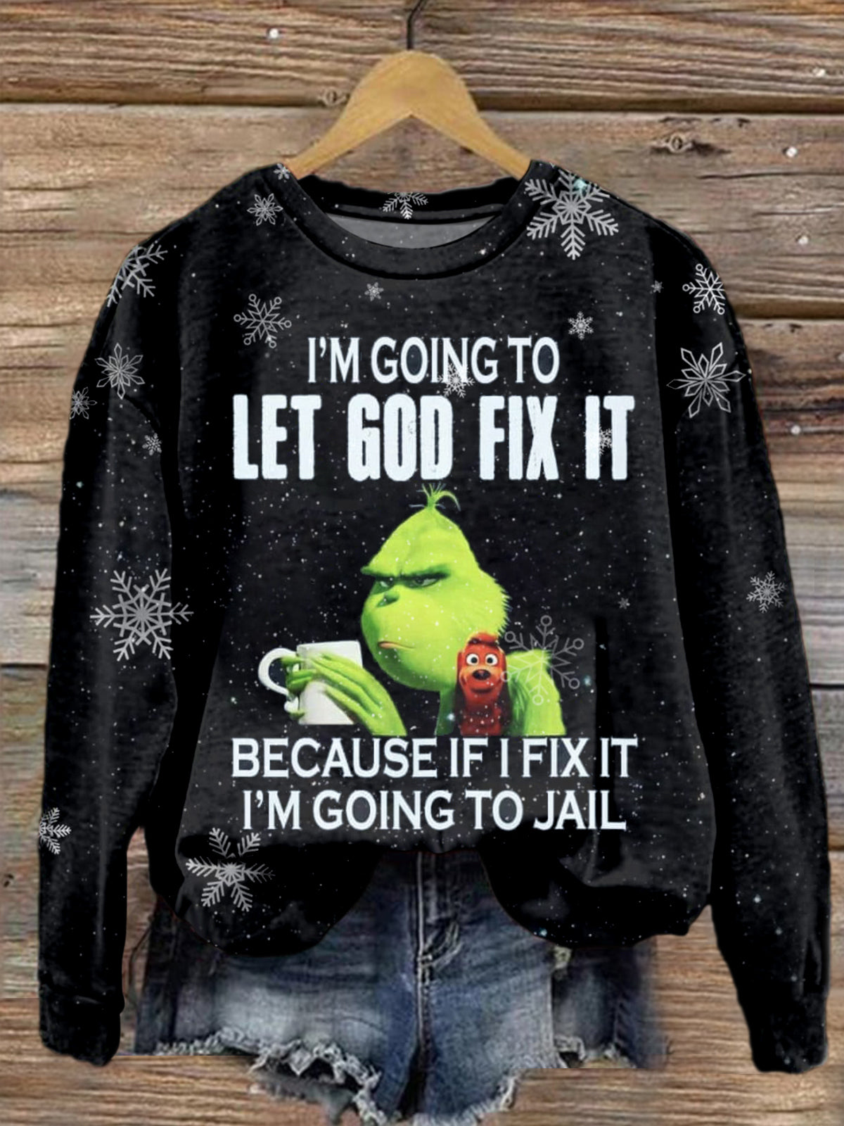 I'm Going To Let God Fix It Crew Neck T-shirt