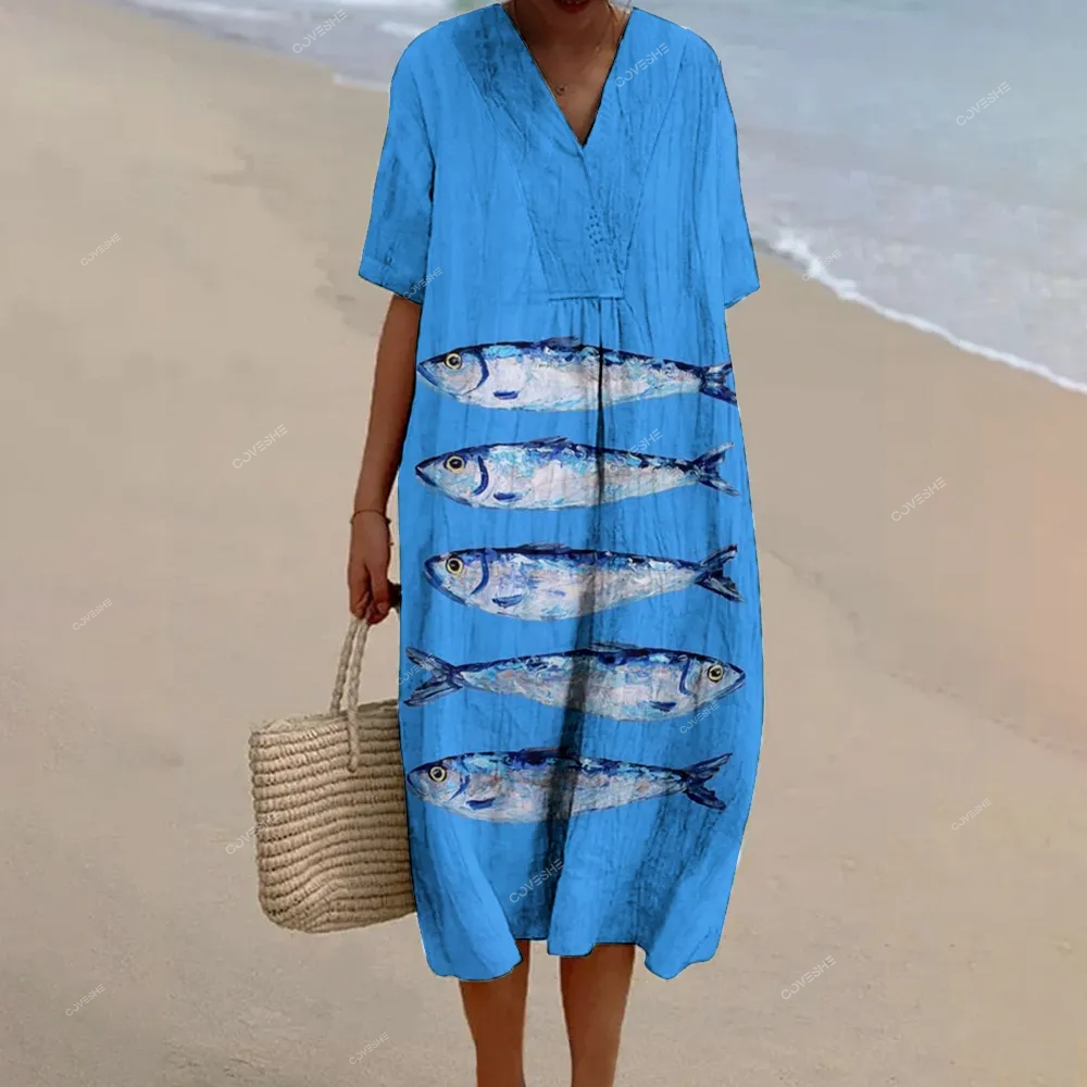 Women's Print Flowy   Dress