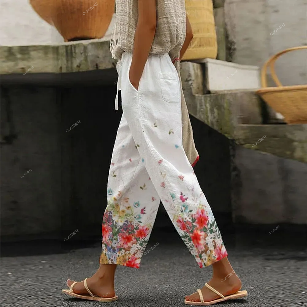 Women's   Floral Print Lounge Pants