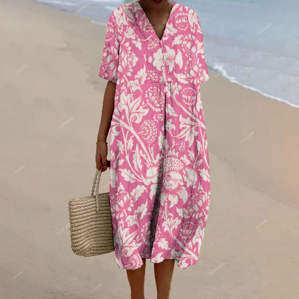 Women's Printed Flowy Dress