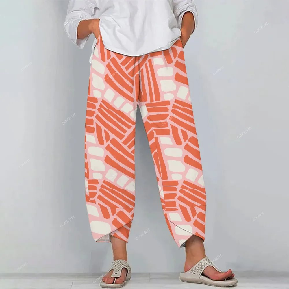 Women's Casual Geometry Printed Pants