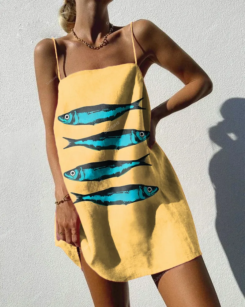 Vintage Sardine Mini Dress