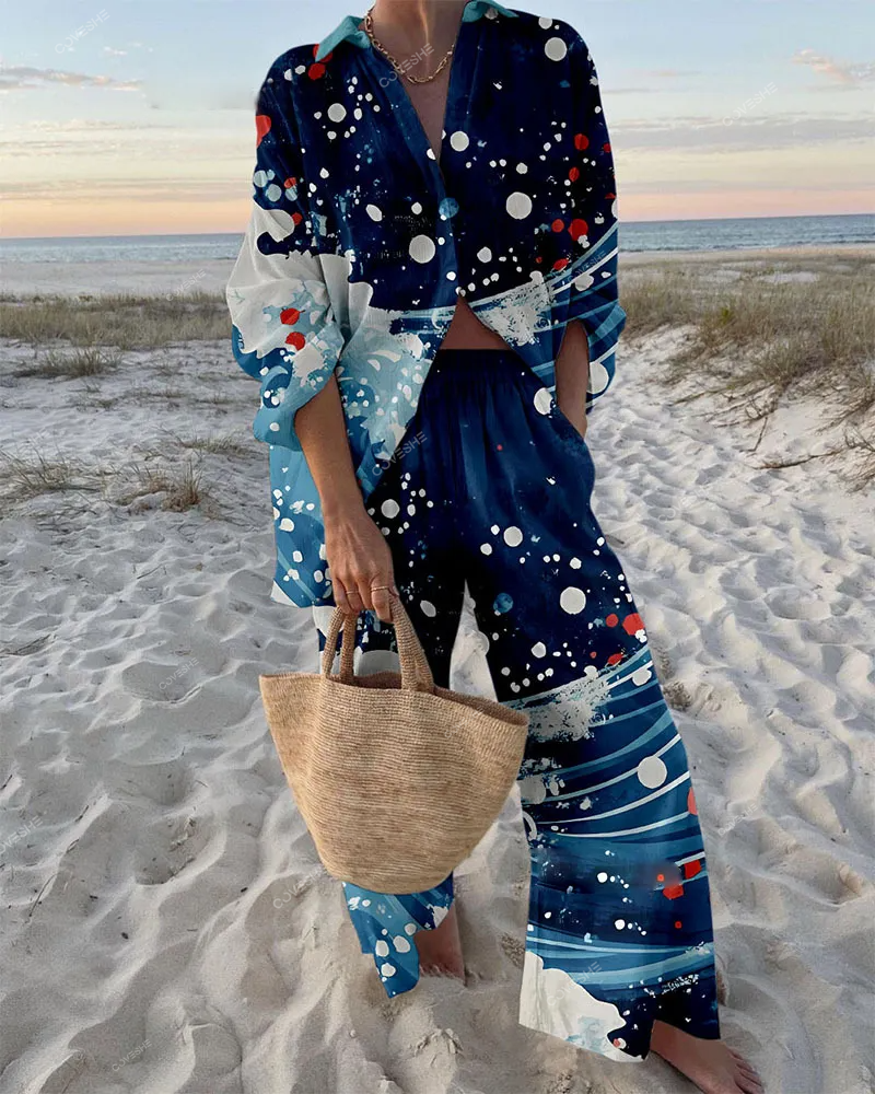 Sea Of Stars Print Two-Piece Set