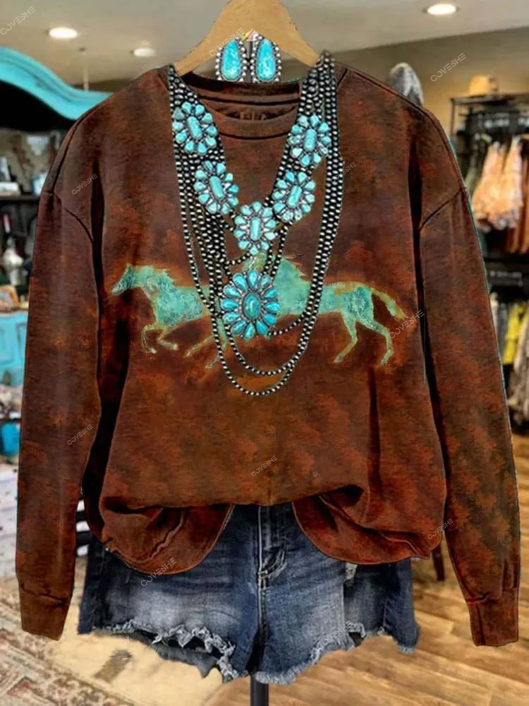 Vintage Art Casual  Sweatshirt