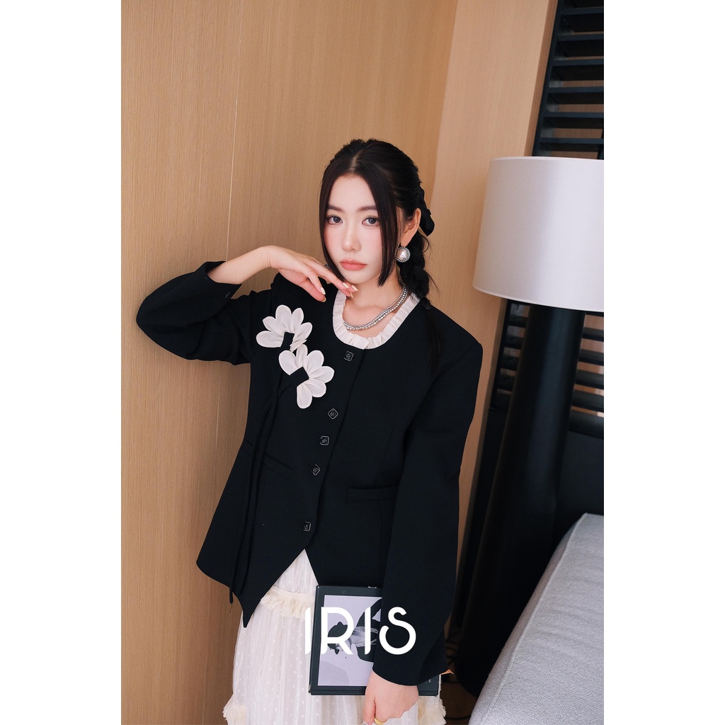 Iris Boutique IJ2023YD08 Goldie green/black jacket