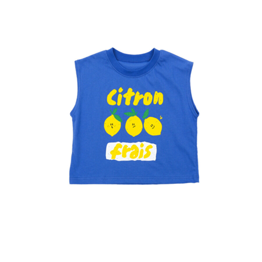 Iris kids IKS10-IKP10 22 SS cute lemon shirt & short