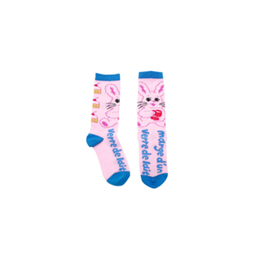 Iris kids IKD074-IKS076 navy bunny dress - sock