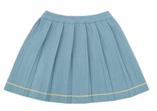 Iris kids IKS080201 autumn blue white shirt-skirt