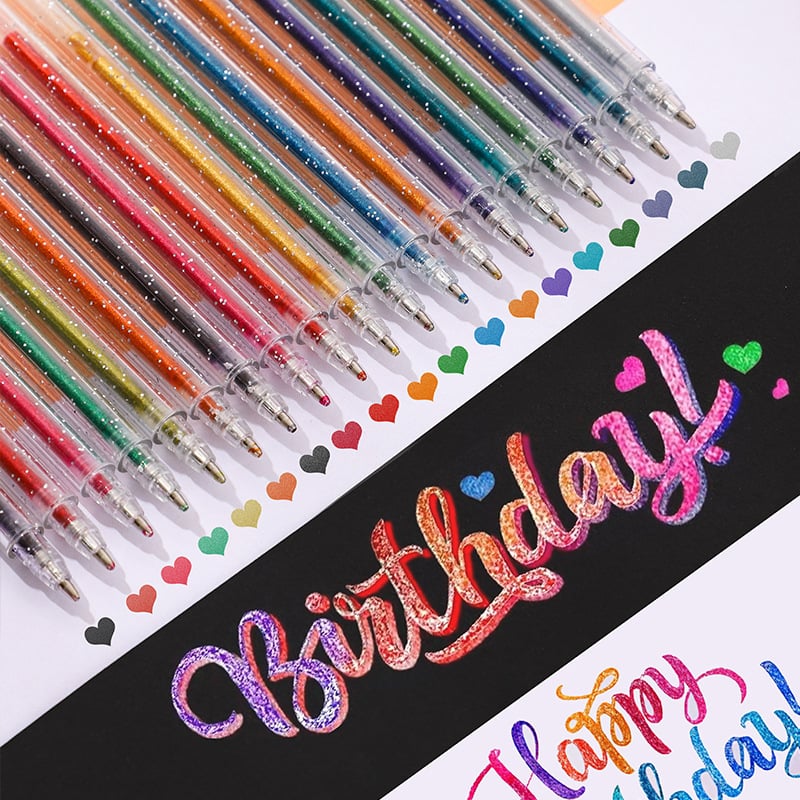 ✨Limited Sale 49% OFF✨ Metallic Vibrant Sparkle Colorful Pen