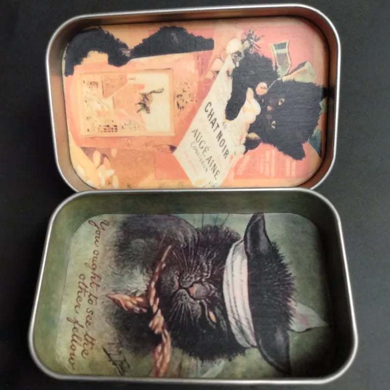 🔥2025 Hot Sale 49% OFF - Vintage Black Cat Tin