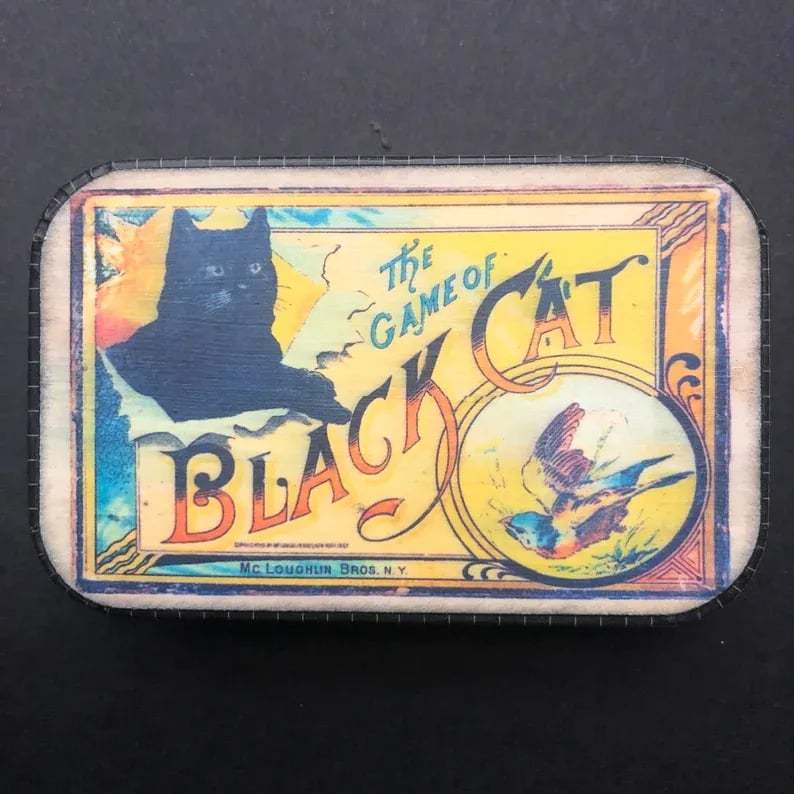🔥2025 Hot Sale 49% OFF - Vintage Black Cat Tin