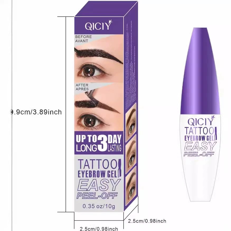 Easy Peel-Off Eyebrow Gel- Waterproof & Sweatproof