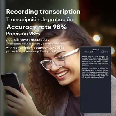 🔥2025 Hot Sale 49% OFF - HY-C8 AI Wireless Bluetooth Translation Glasses