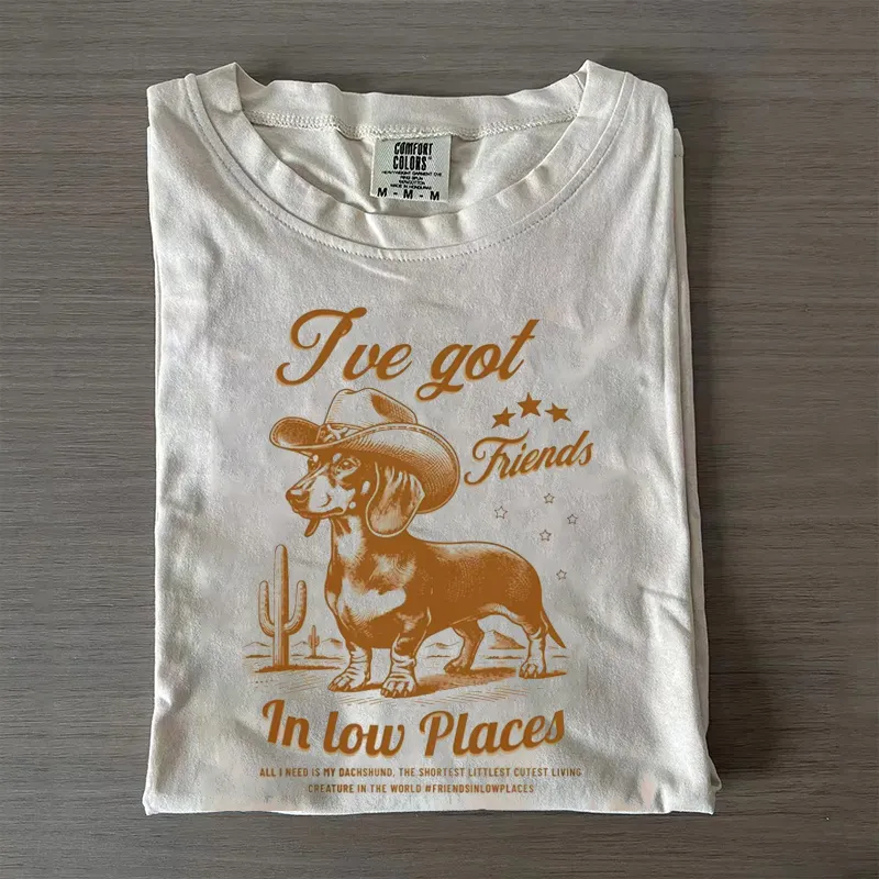 Comfort Retro Dog “I‘ve got Friends” T-shirt