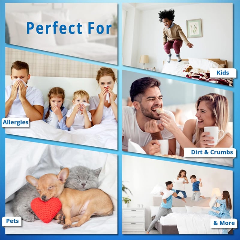 🔥2025 Hot Sale 49% OFF - Waterproof Anti-mite Soft Pillow Protector