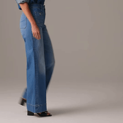 👖Tummy Control Sailor Wide Leg Trouser