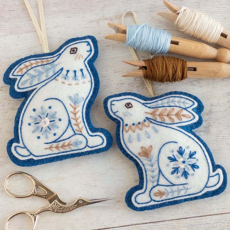 🔥2025 Hot Sale 49% OFF - Embroidered felt Easter eggs Kit