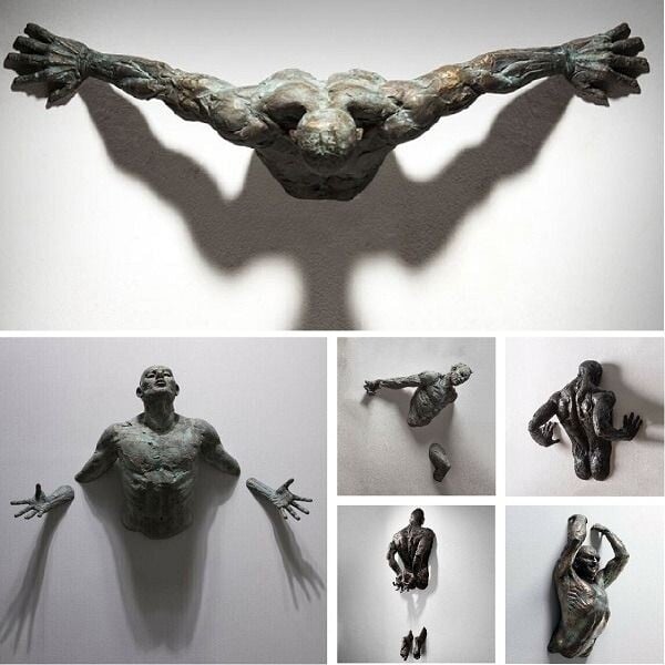 (🔥NEW YEAR SALE -  49% OFF) Art Wall Decor Human Body Sculpture
